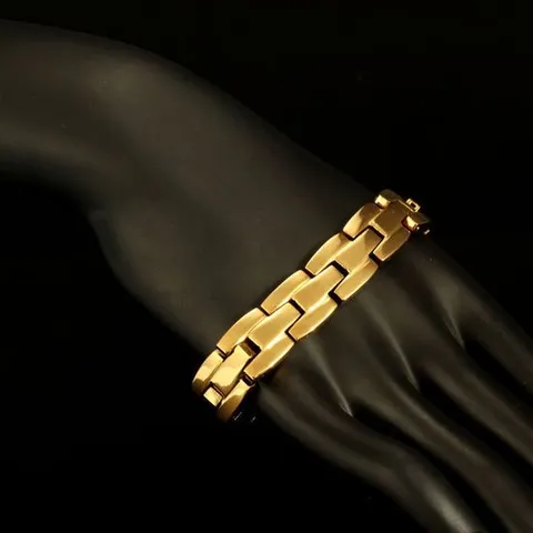 데일리 패션 18kgp 골드 쥬얼리 체인 남성 팔찌