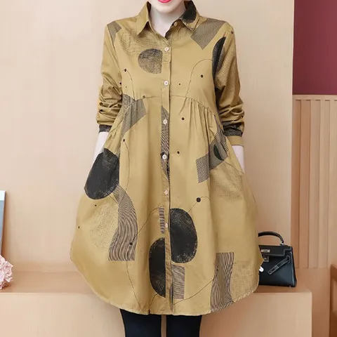 [아리엘스타일]우아한 코디룩 헐레든롱블라우스