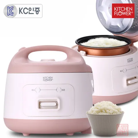 키친플라워 3-4인용 소형 전기 보온 밥솥 KCJ-350ZN 미니 전기밥솥