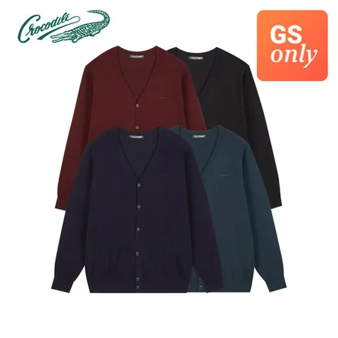 [GS단독] 크로커다일 공식 데일리 소프트 V넥 가디건