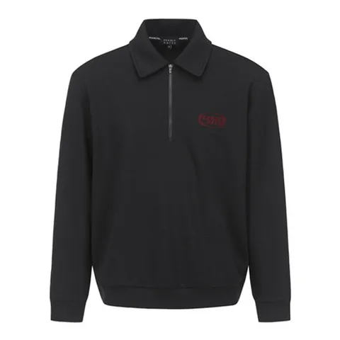 [ 현대백화점 ][파리게이츠] (511C3TR008)남성 하프 집업 카라 긴팔 티셔츠