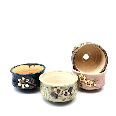 국산 수제 다육이 화분 미니분재 13x7cm