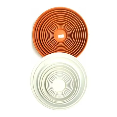 동그라미 화분받침(10호 2개 1세트) 화분받침대 2종색