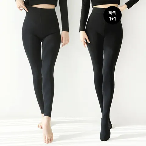 [비버리힐즈폴로클럽]비버리힐즈 여성 기모 레깅스 2매