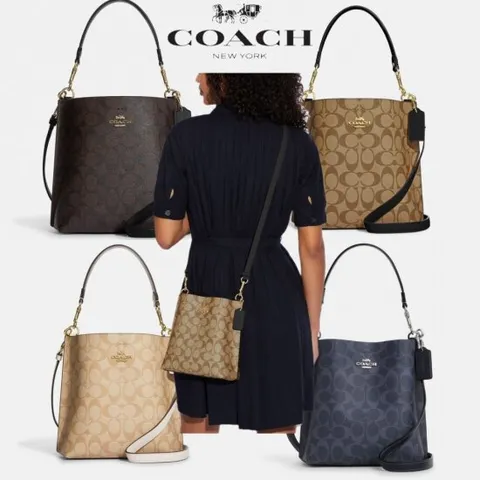 코치 CA582 여자 가방 Mollie 버켓 22 토트 크로스백