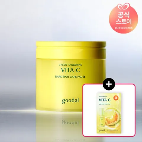 구달 비타C 잡티케어 패드 알파70매 25AD+(증정)청귤 마스크팩1매