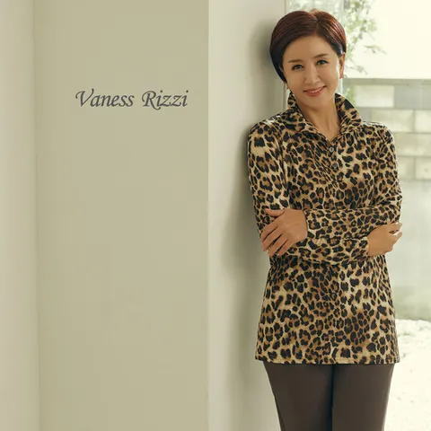[바네사리찌] 데일리 블라우스 (호피)
