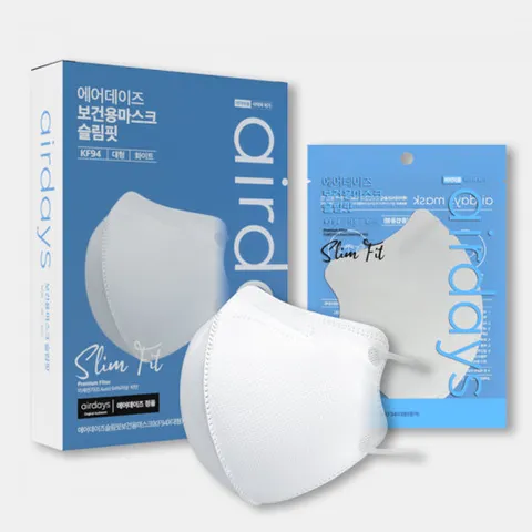 [에어데이즈 슬림핏] KF94 새부리형 마스크 대형 50매