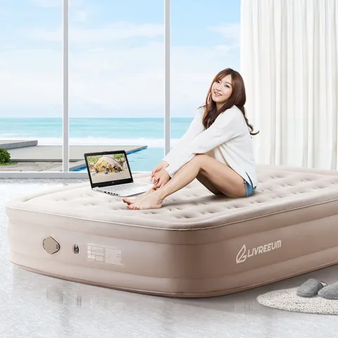 40cm 자충매트 더블 자동충전 에어매트 캠핑침대 베드