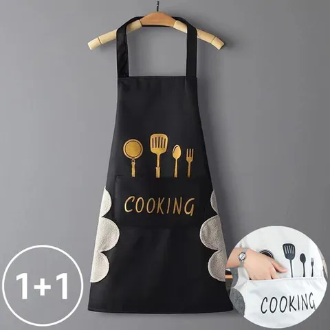 [로즈엘리][2장세트] 핸드타올 방수 앞치마 (주방&청소 다용도용