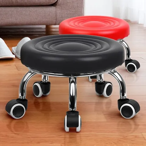 스틸 이동의자 낮은 원형 둥근 걸레질 바퀴달린의자