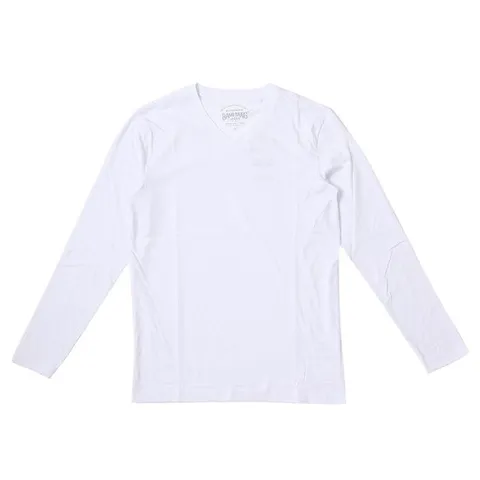 [ 롯데백화점 ]남녀공용 브이넥 긴팔 면티셔츠 NTZ256