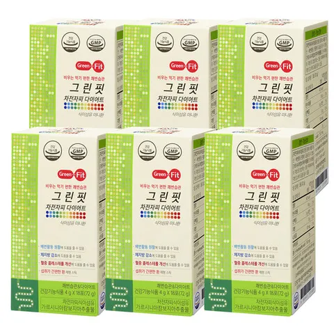 그린핏 차전자피 다이어트 6box