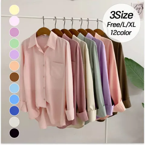 허니제이 /  구김No  지케 카라 여유핏 포켓 셔츠/ 12컬러/ 3사이즈