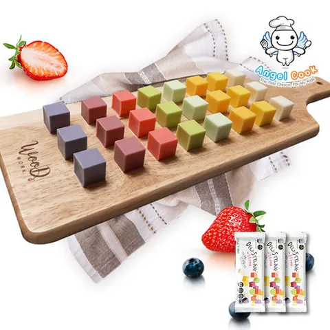 [엔젤쿡] 건강가득 새콤달콤 과일큐브치즈 MIX 혼합8종 80gX3팩