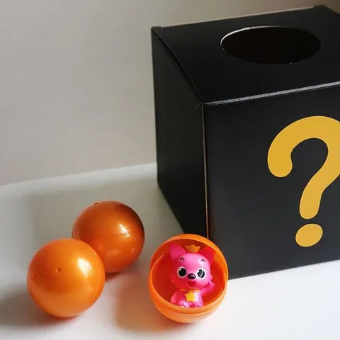 럭키 박스 뽑기 통 상자 + 캡슐 [궁금이 응모함 추첨함 뽑기함]