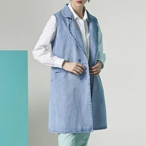 야미니트 간절기 데님베스트