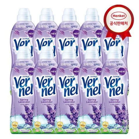 [헨켈] 고농축 섬유유연제 버넬 0.9L 10개