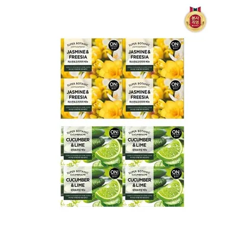 [온더바디]온더바디 슈퍼보타닉 비누 80G 4입 x 4개 (총 16개) (