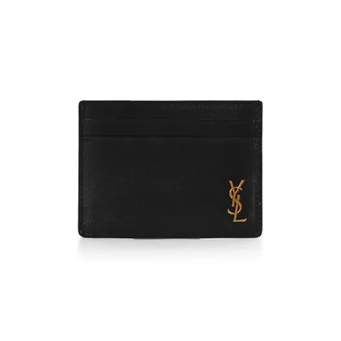 생로랑 607603 02G0W 1000 타이니 모노그램 금장 카드지갑