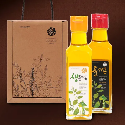 국내산 들깨 들기름 혼합세트 (들기름270ml+생들기름270ml)