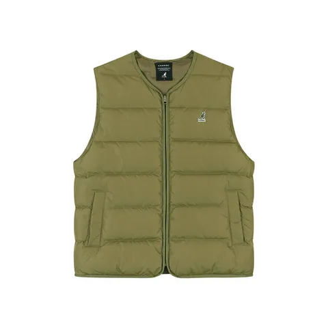 캉골 오스틴 다운 베스트 6134 카키 KPFCBS61340KH
