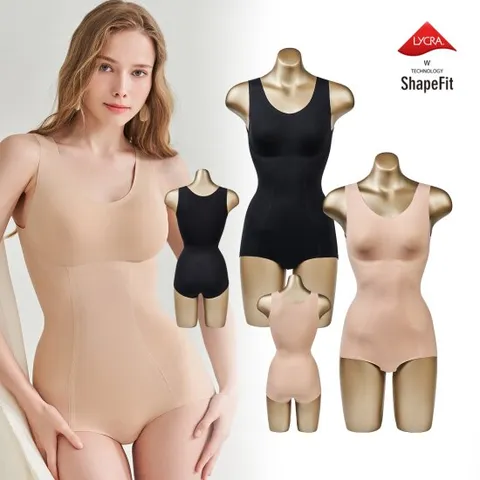 [신영와코루] 라이크라 쉐이핏 바디수트 2종_F21_HOT1