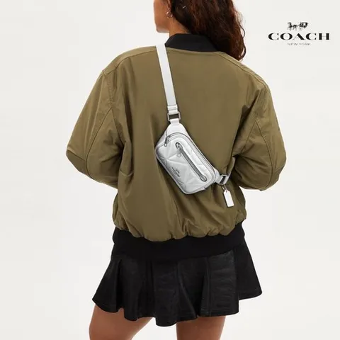 코치 COACH CM277 OS 여자 가방 미니 퀼팅 벨트백 크로스백