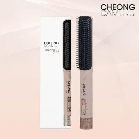 청담스타일 뿌리펌 브러쉬 로즈핑크