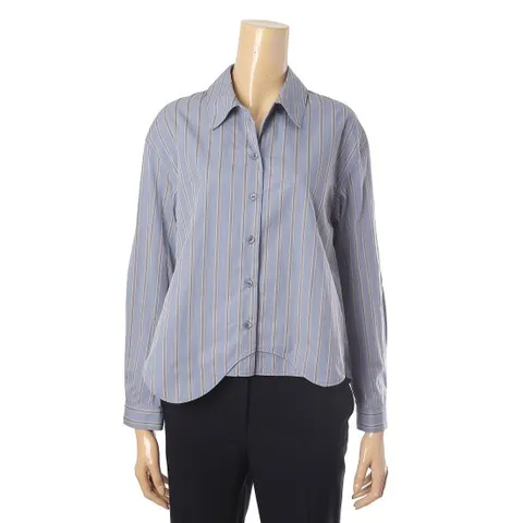 [ 롯데백화점 ][안지크]AH3BL5160 언발배색스트라이프셔츠