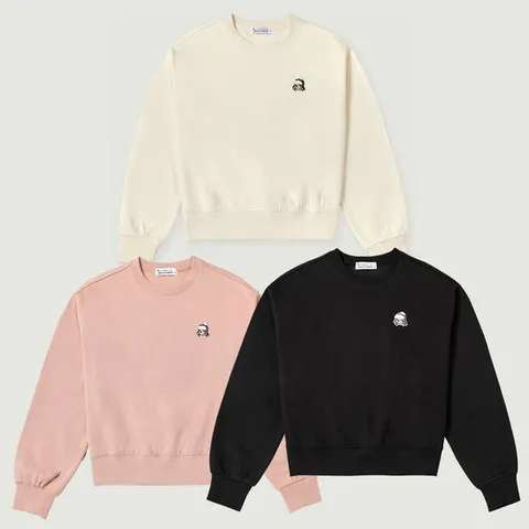 [ 롯데백화점 ][행텐]여성베어기모크롭맨투맨 10440 131 811 12