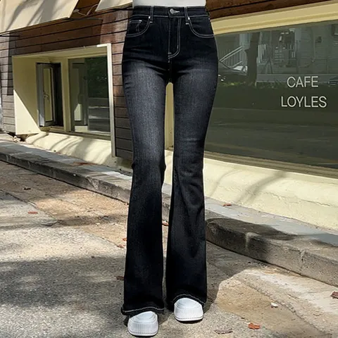 [시크폭스] [여우진]메그런 생지데님부츠컷팬츠