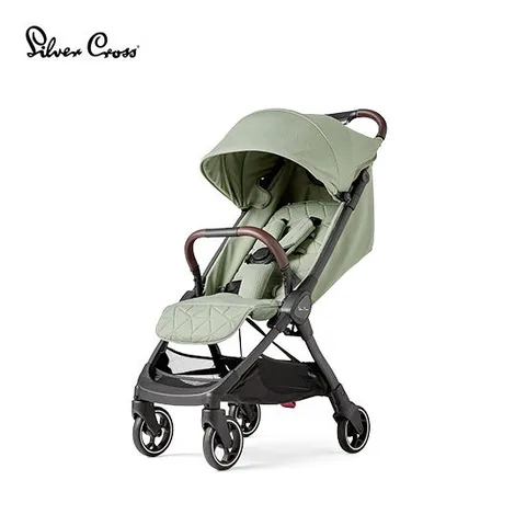 실버크로스 클릭2.0 초경량 휴대용 유모차 세이지그린