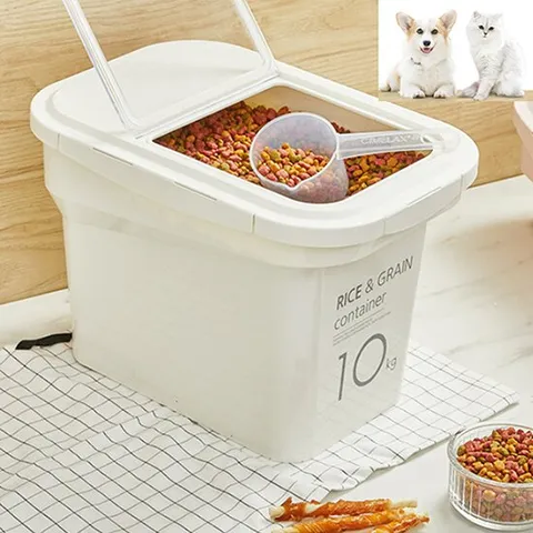 포리빙 밀폐 쌀통 쌀 보관함 사료보관통 쌀항아리 냉장고 10kg