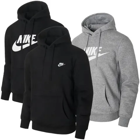 나이키 공용 기모 후드 티셔츠 블랙 BV2654 BV2973 3종 후드티