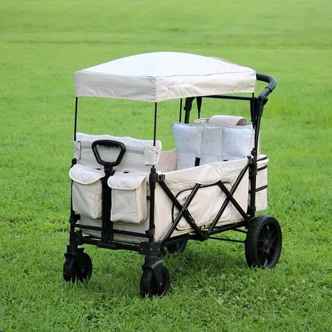 까로 W501S 접이식 유아웨건 쌍둥이웨건