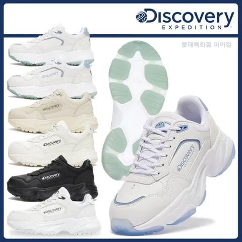 [ 롯데백화점 ]디스커버리 24년 신상 남성/여성/공용 조거플렉스 키높이운동화/커플신발/어글리슈즈/워킹화 DXMIA DXSH2111N