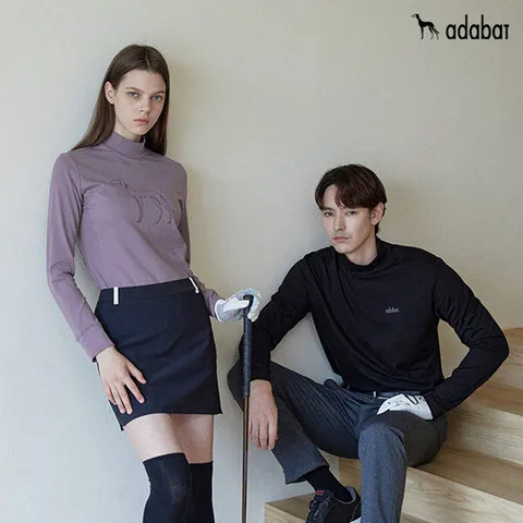 [아다바트골프][ADABAT] NEW 아다바트 기능성 모크넥 티셔츠 남
