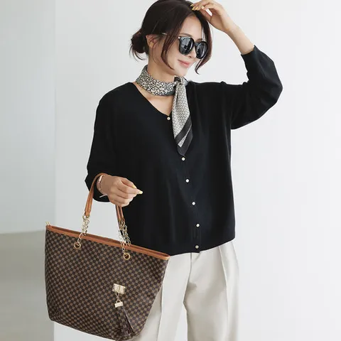 S105 마일드 버튼 니트 가디건