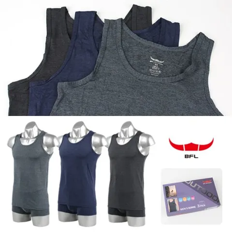 [페스타 특가] 인생라인 남성 사방스판 런닝/드로즈 3종세트 택1