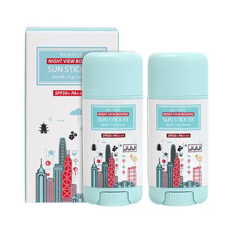은율 나이트뷰 뽀송 선스틱 이엑스 15g 2개입, 1세트
