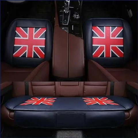 유니언잭 자동차방석3p풀세트