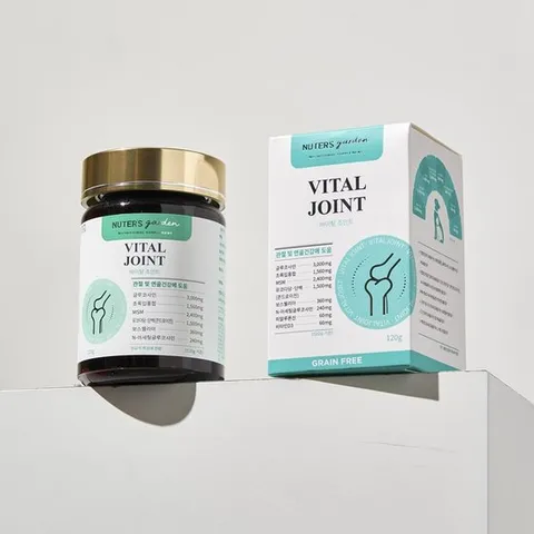 누터스가든 강아지영양제 바이탈 조인트 (120g) (뼈 관절) 1개