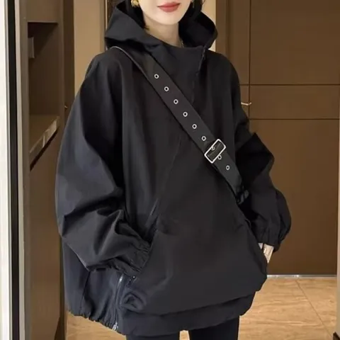 [모어씨유] 리온 후드 점퍼 바람막이 아우터