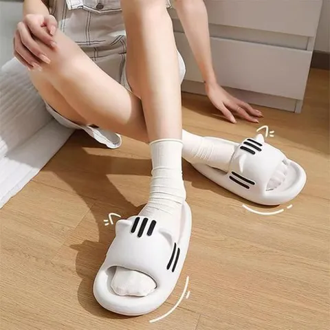 귀여운 고양이 슬리퍼 미끄럼 방지 발편한 실내화