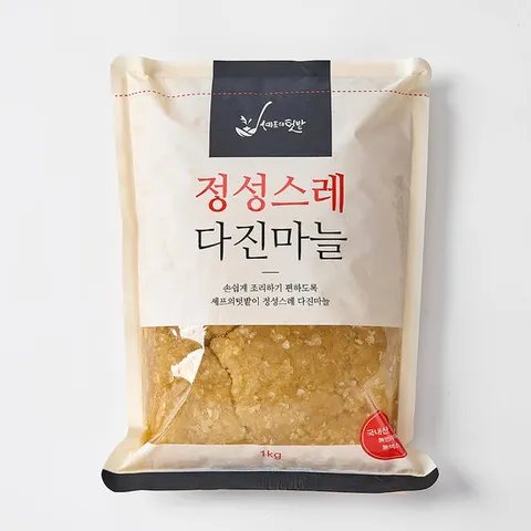 산지직송 국내산 정성스레 다진마늘 1kg