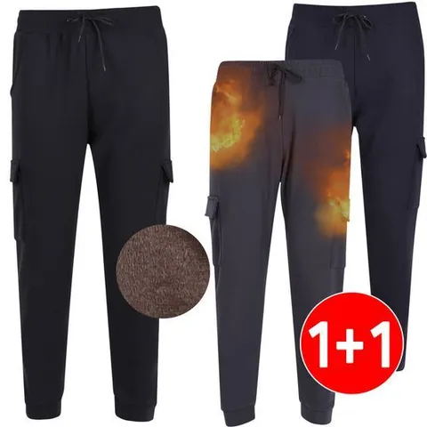 [미루나무]남성 겨울 기모 카고 조거 트레이닝바지 작업복 정비복 등산 바지 하의