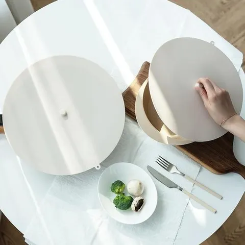 국산 실리콘 덮개 뚜껑 다용도 음식 접시 커버 23cm