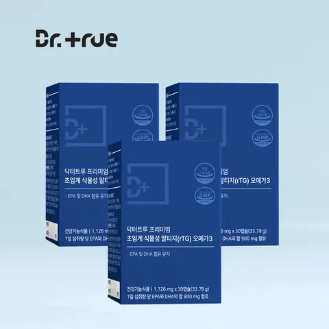 닥터트루 초임계 식물성 알티지 오메가3 3BOX(3개월분/90정)