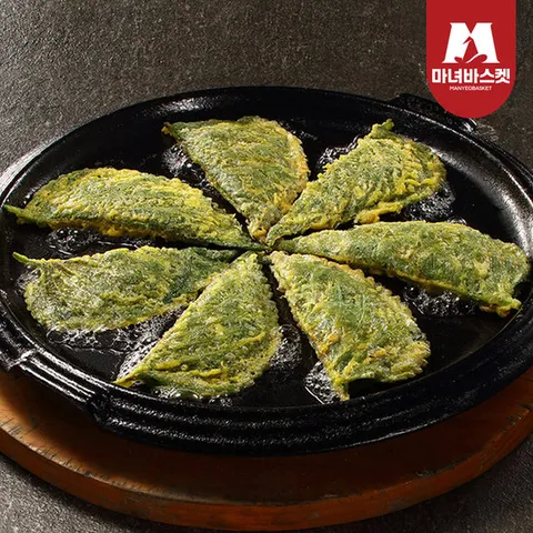 [마녀바스켓] 사옹원 부침명장 깻잎전 400g 2팩